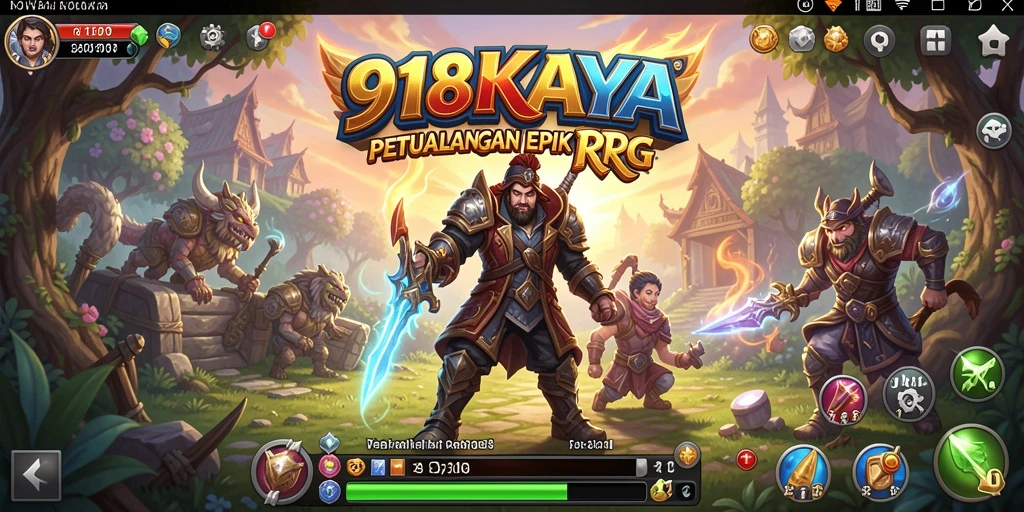 Gameplay menegangkan dalam dunia petualangan RPG.