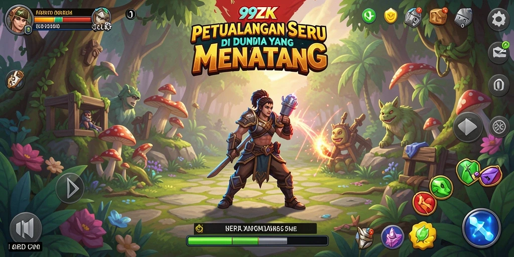 Tampilan gameplay 99ZK yang menawan dan menantang.