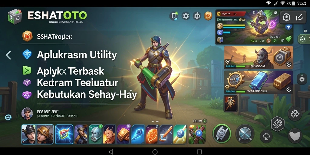 Tampilan screenshot ESHATOTO yang menunjukkan fitur pengelolaan tugas.