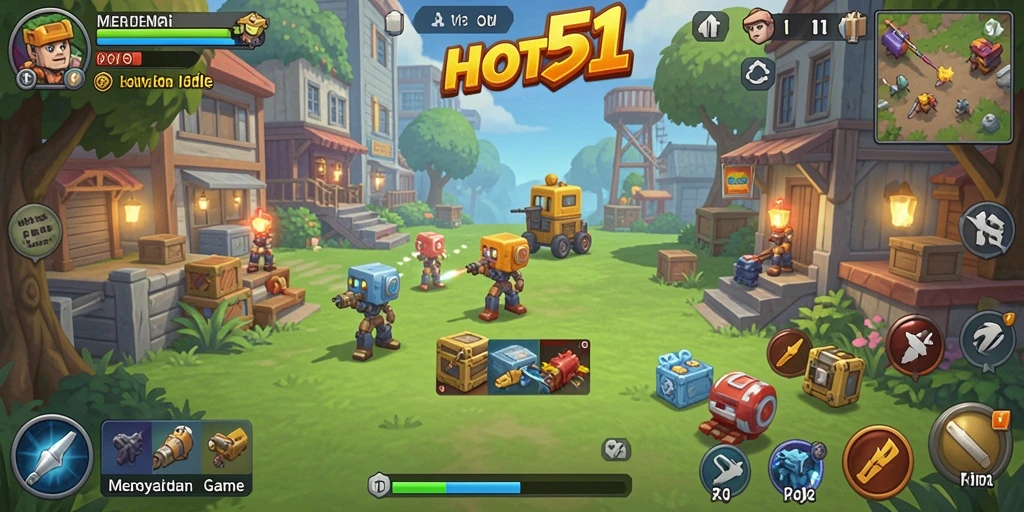 Gameplay Idle seru dan menarik di HOT51.