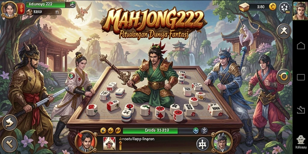 Tampilan menarik gameplay RPG di MAHJONG222.