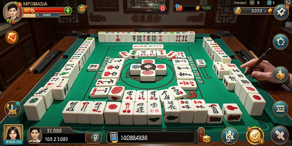 Tampilan menarik game Mahjong MPO88ASIA saat dimainkan.