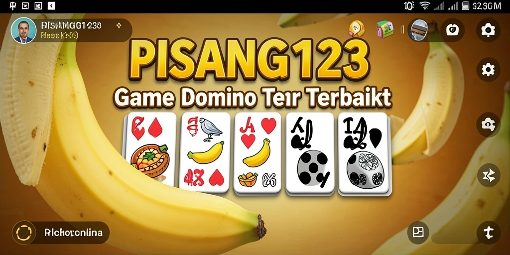 Screenshot gameplay PISANG123 menampilkan keseruan permainan Domino.