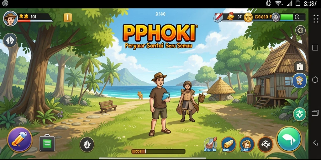 Gameplay PPHOKI yang mengasyikkan dan penuh warna.