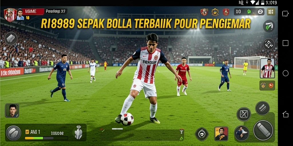 Gameplay <strong>RI889</strong> yang mendebarkan dengan aksi sepak bola nyata.