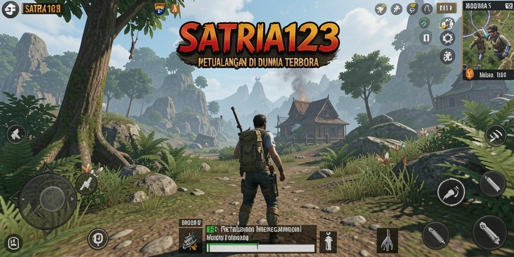 Tampilan gameplay SATRIA123 yang menakjubkan dalam dunia terbuka.